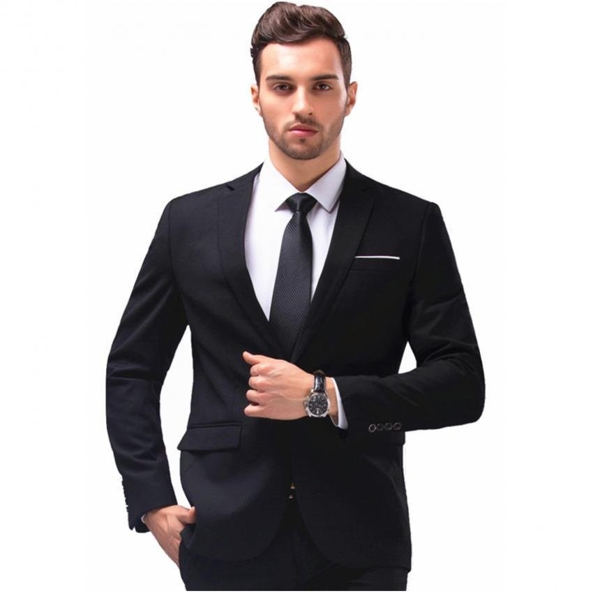 S-6XL Plus Size Blazer Men Casual Slim Fit Formal Blazer Jacket Coat  Wedding Suit