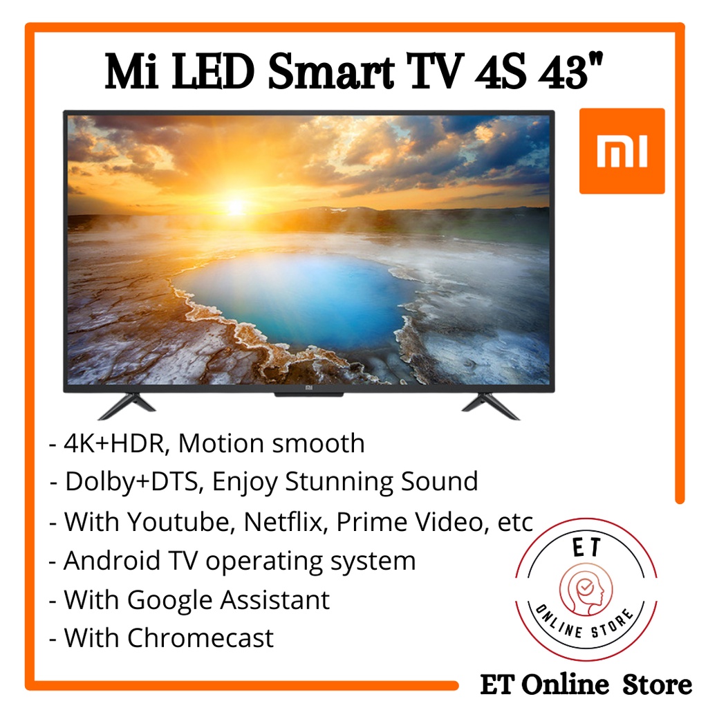 Xiaomi Mi TV 4S 43 con Android TV 