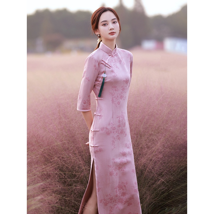 Cheongsam pink outlet