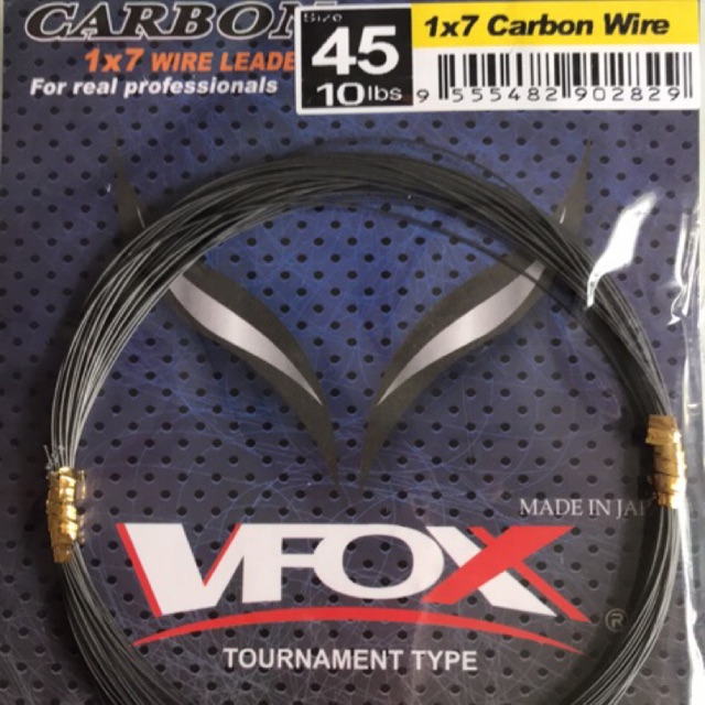 STOCK CLEARANCE !!! FISHING LEADER LINE VFOX 1x7 CARBON WIRE 30 FEET (10  METER)