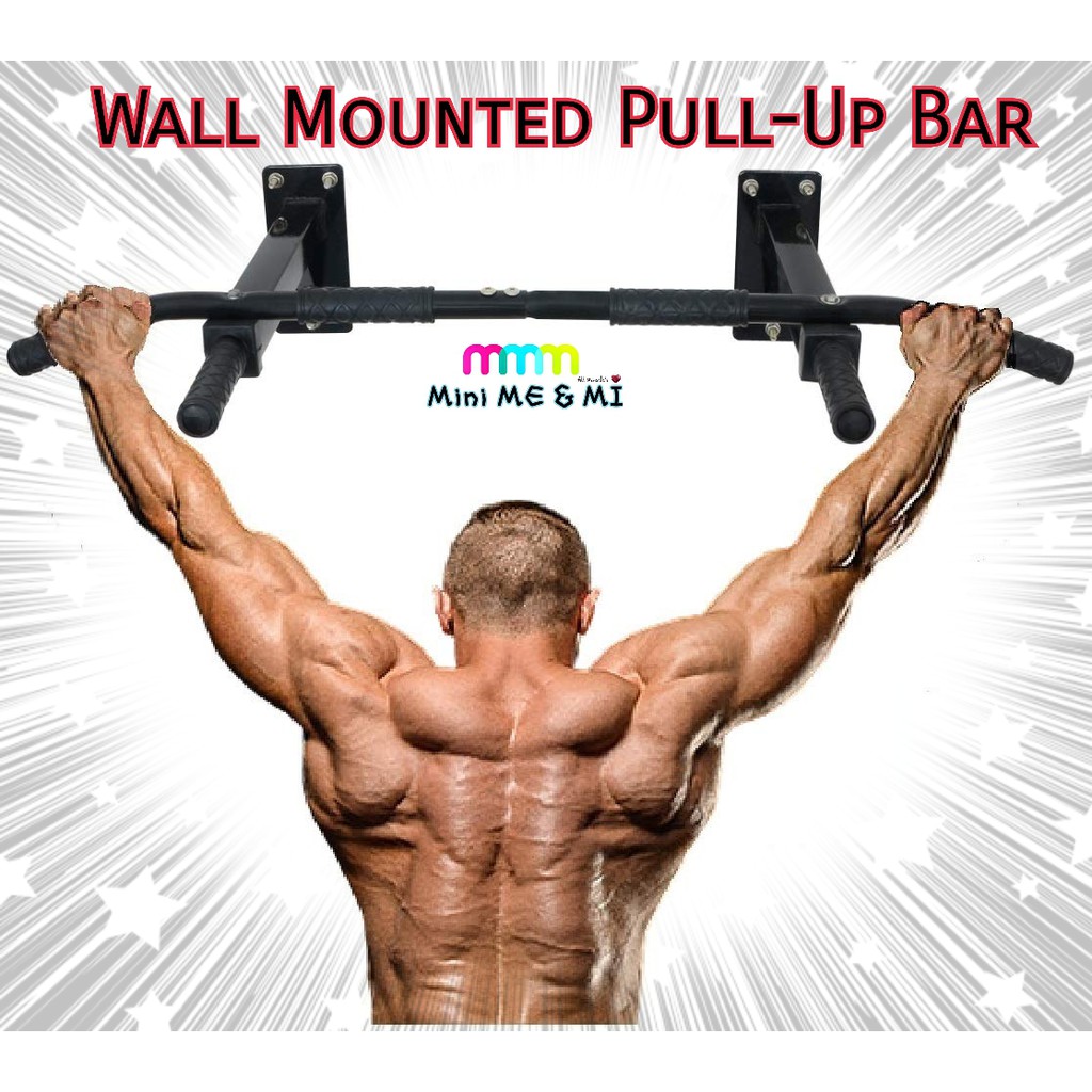 Ready Stock Wall Mounted Pull up Bar Chin up Bar up to 200KG