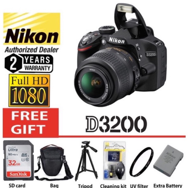 Nikon d3200 best sale vr ii kit