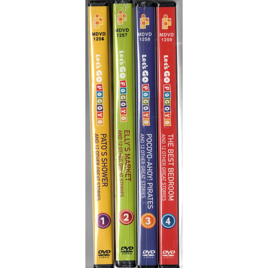 Children DVD Let s Go Pocoyo Series Vol.1 2 3 4 Shopee Malaysia