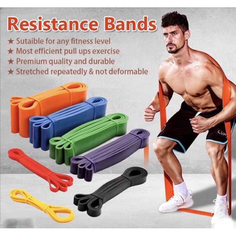 Gym Exercise Resistance Bands Yoga Fitness Home elastic band Gym Kit Pull Rope gym equipment Natural latex Elastic Band