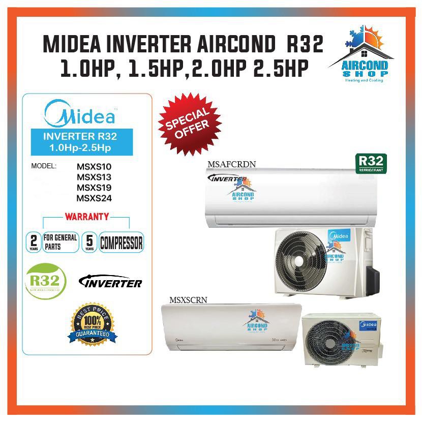 aircond midea 1hp price