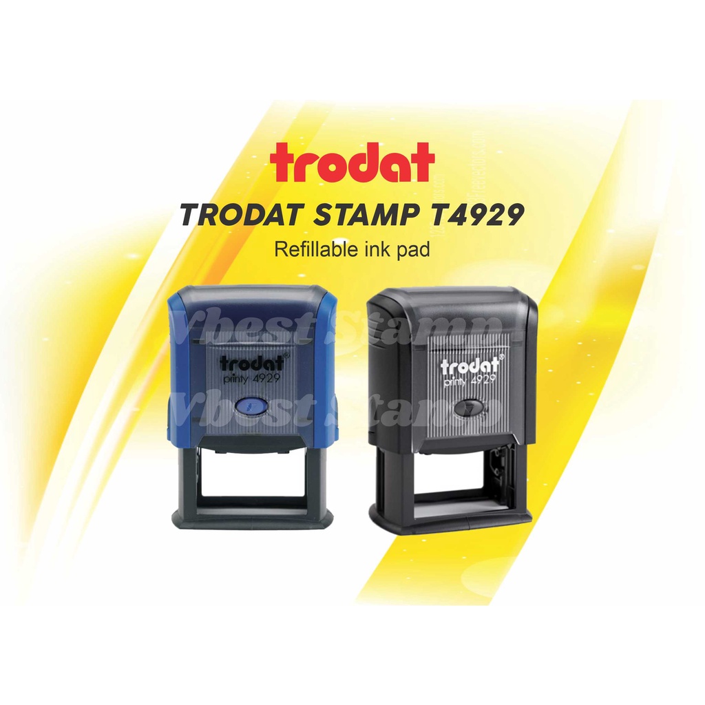 Two Color Replacement Ink Pad for 4929, 4729 Trodat Stamp