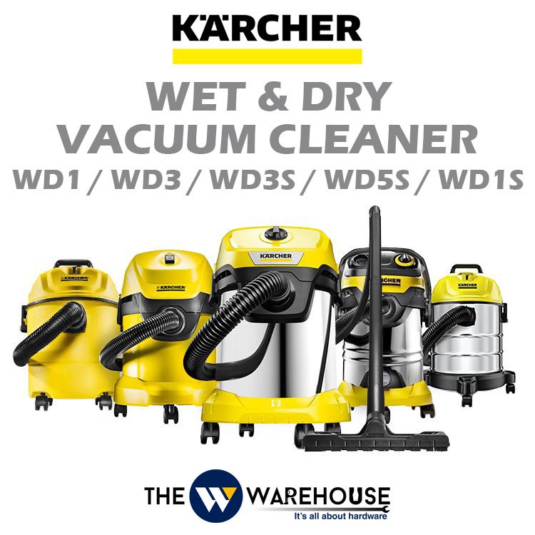 Karcher Wet & Dry Vacuum Cleaner WD1 WD3 WD3S WD5S WD1S Classic