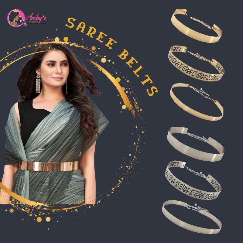 Indian Saree belt Hip chain/ Saree modern cloth hip belt / gown