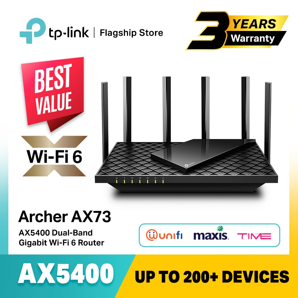 TP-Link Archer AX73 AX5400 Wireless Dual-Band Gigabit ARCHER