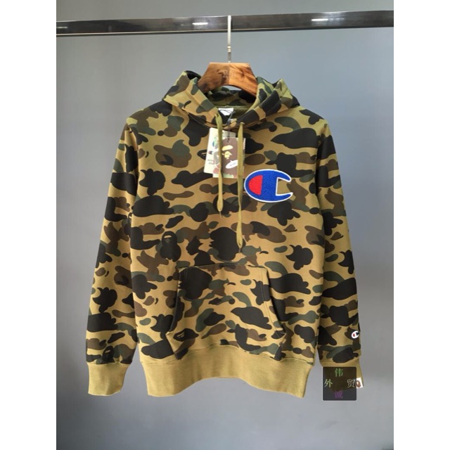 Bape x hot sale champion jacket