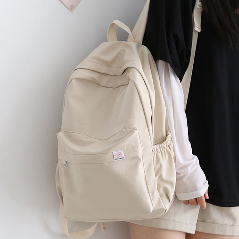 White 2025 school bag