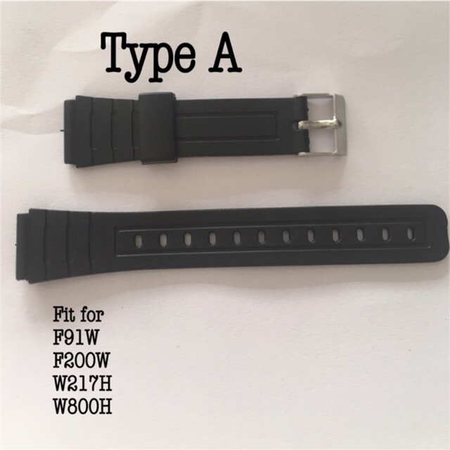 Casio F91W F200W W217 W800H straps replacement Shopee Malaysia