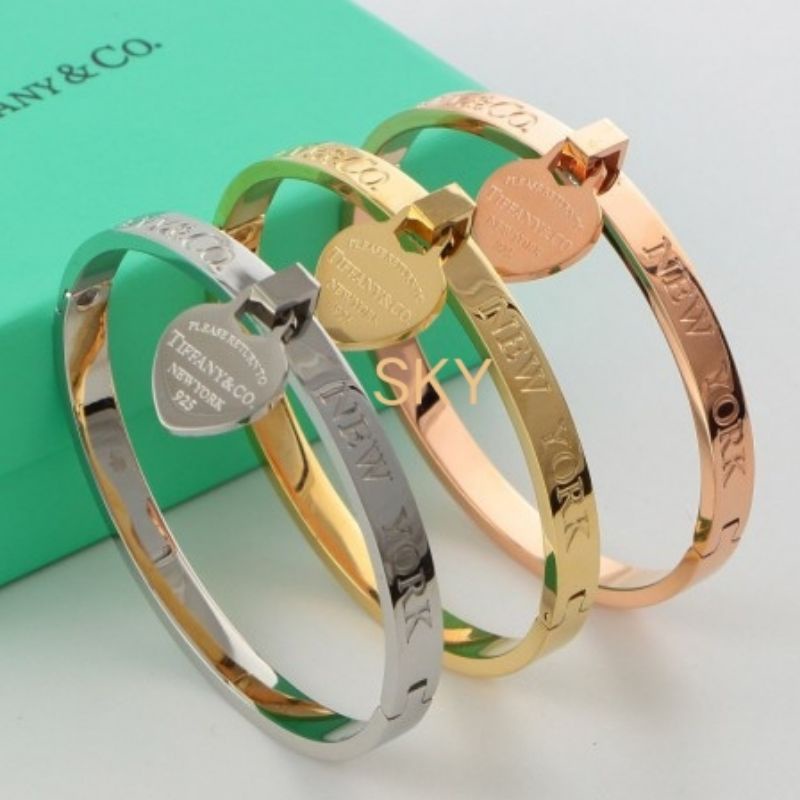 Tiffany and co hot sale couple bracelet