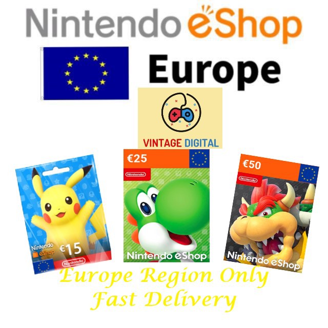 Nintendo europe deals eshop card