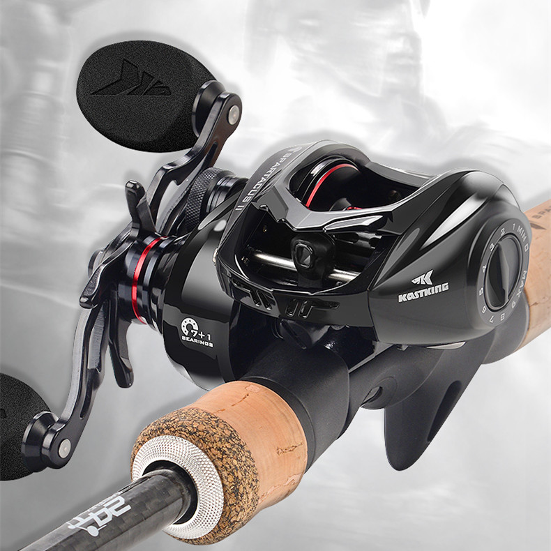 KastKing Spartacus II Ultra Smooth Baitcasting Reel 8KG Max Drag 7+1 Ball  Bearings 7.2:1 Speed Gear Ratio Fishing Coil