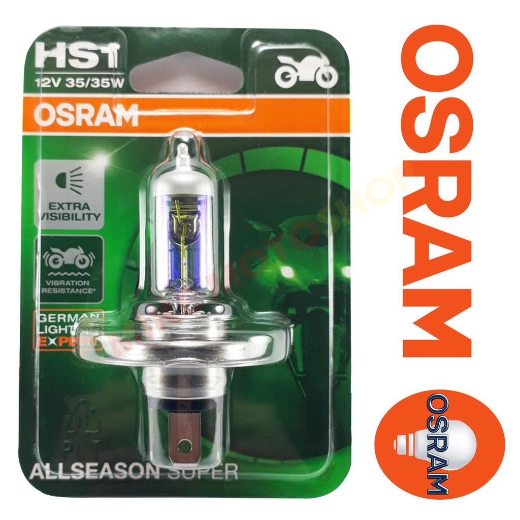 OSRAM HS1 12V 35/35W PX43t CLASSIC Motor Halogen Headlight Original Bulb  3200K Light Standard Motorcycle Lamp ECE (1pc) - AliExpress