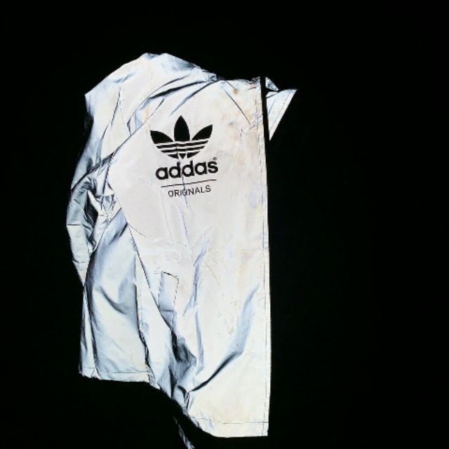 Adidas reflective store jacket mens