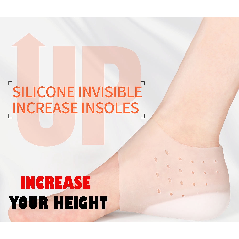 Height increasing hot sale silicone insoles