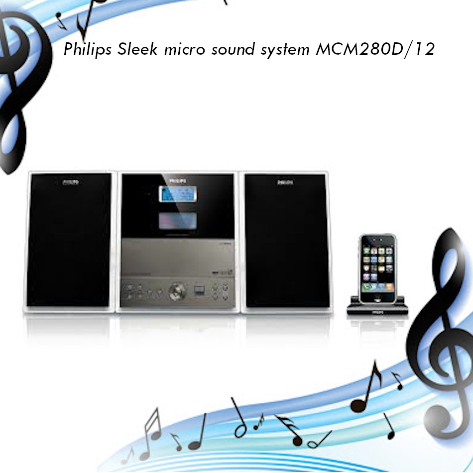Philips Sleek micro sound system MCM280D/12