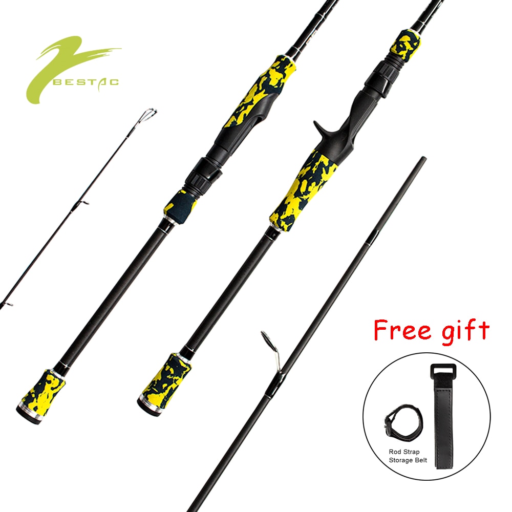 Lure Fishing Rod Spinning Casting 6/6.6/7ft 2 Section 1.80/1.98