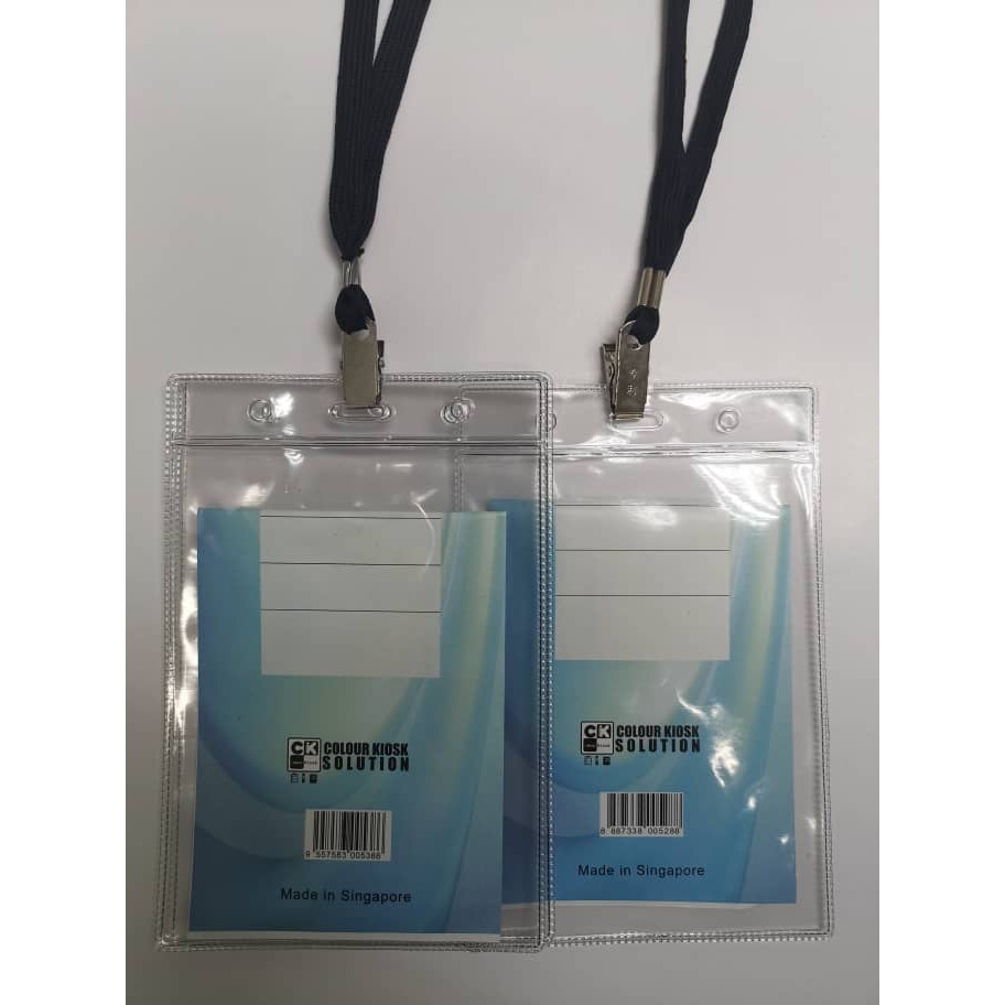 Plastic name shop tag holders