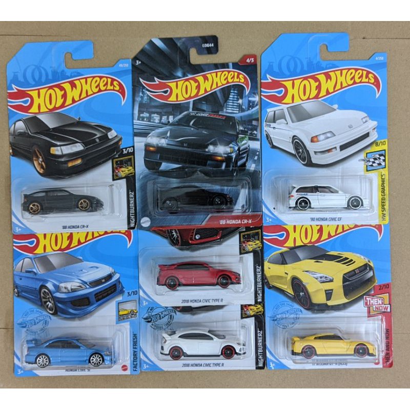 Hot wheels 2019 honda civic sale type r