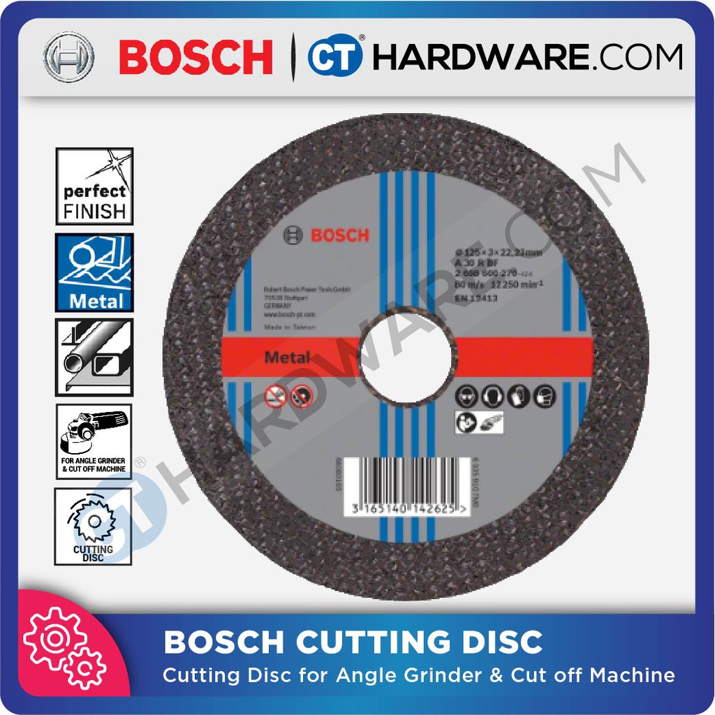 Metal cutting disc clearance for grinder