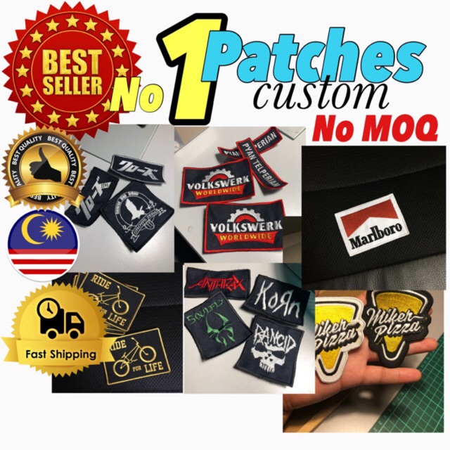 Tempahan patches custom