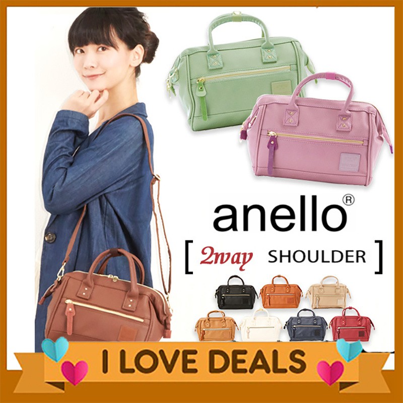 Anello 2way 2024 mini boston bag