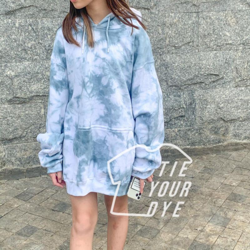 Hoodie tie 2025 dye shopee