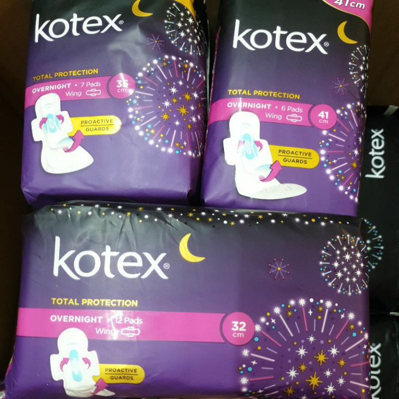 Kotex Malaysia - TOTAL PROTECTION Overnight pads with wings