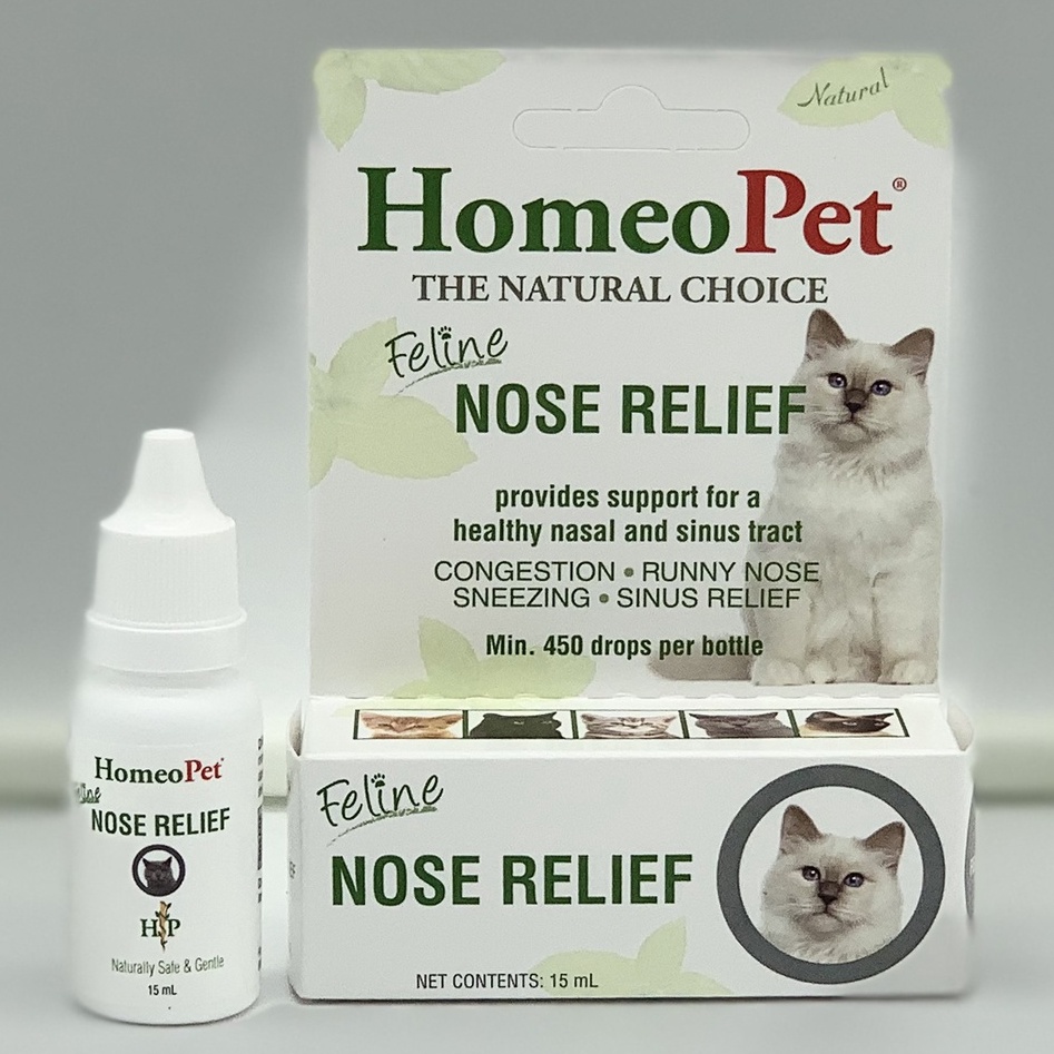 Homeopet feline nose 2024 relief cat supplement