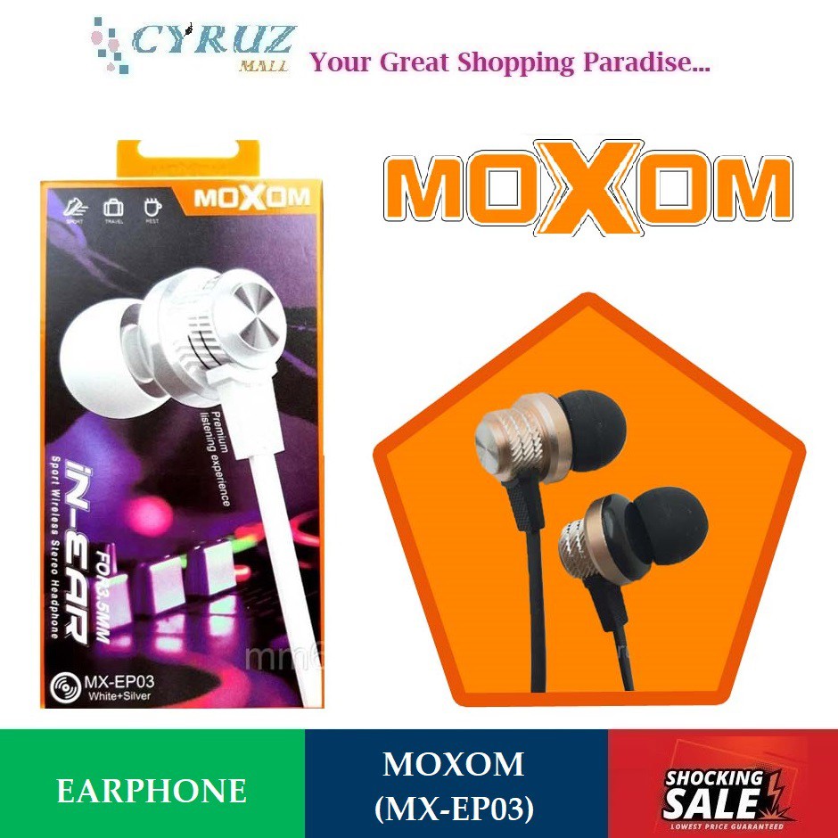 Moxom earphone new arrivals