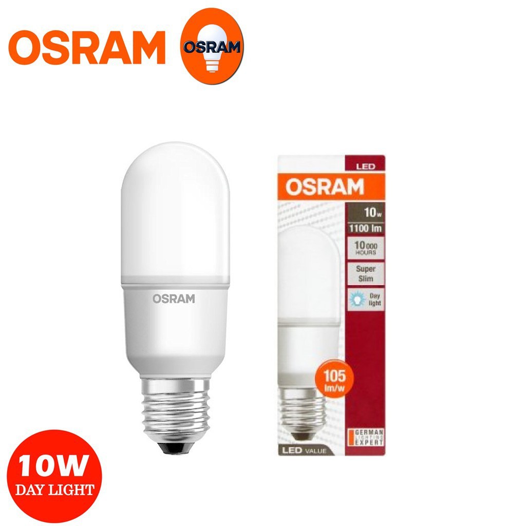 OSRAM 7W/10W/12W/15W E27 LEDVALUE STICK BULB