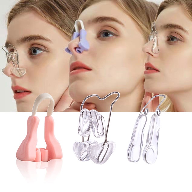 Nose Shaper Clip, Pain-Free Nose Bridge Straightener Corrector, Soft  Silicone Nose Slimmer Rhinoplasty Device Nose Up Lifting Clip Beauty  Tool(Unisex) Transparent