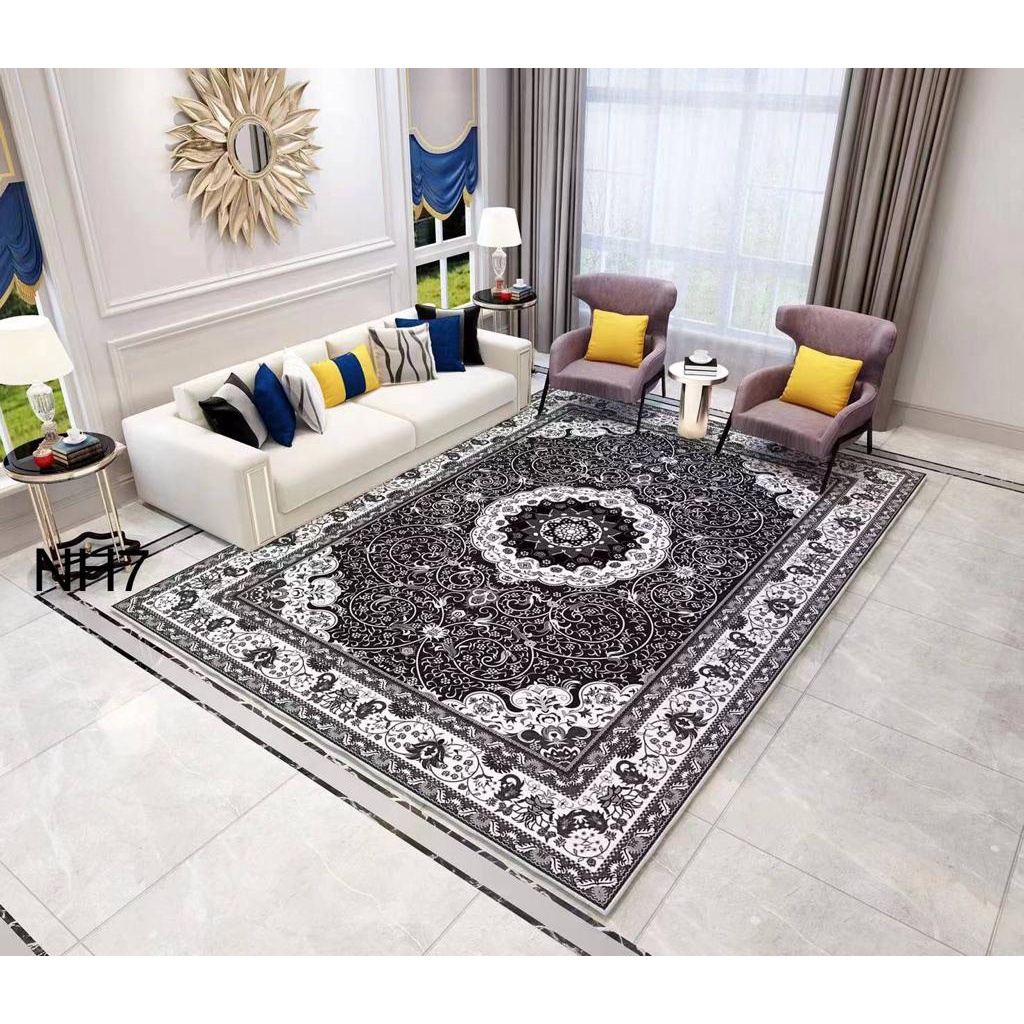 living room carpet LV velvet 3d XXL size / karpet velvet 3d