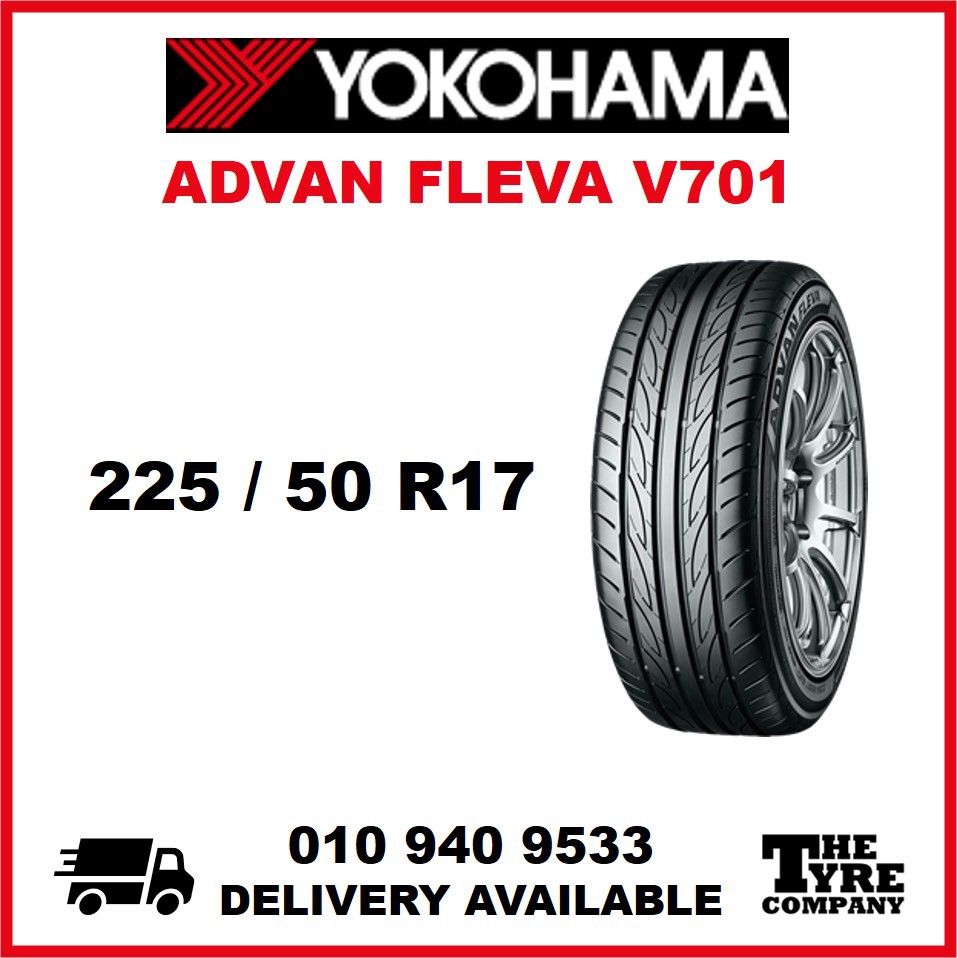 YOKOHAMA ADVAN FLEVA V701 - 225/50/17, 225/50R17 TYRE TIRE TAYAR