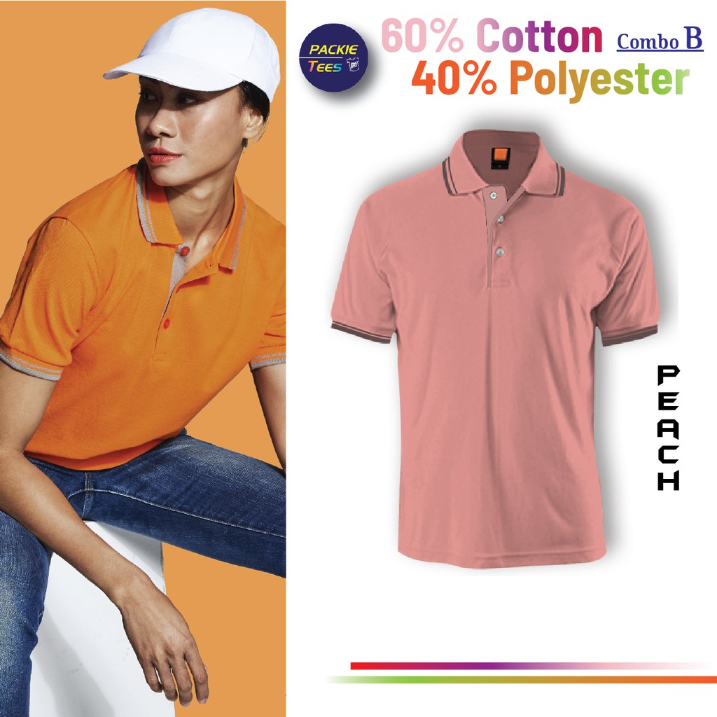 60 cotton 40 polyester polo outlet shirts