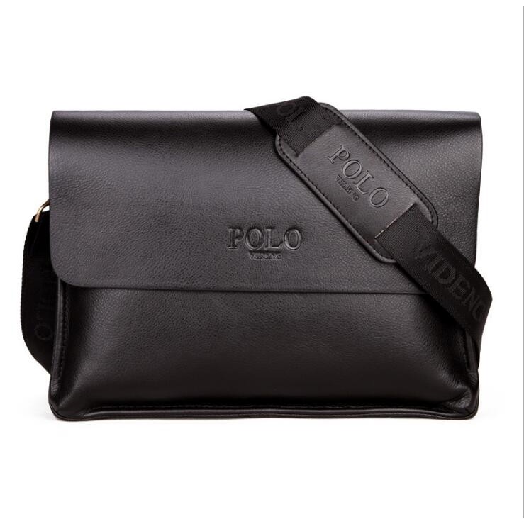 POLO Men Bag Genuine Leather Messenger Shoulder Man Bag Office