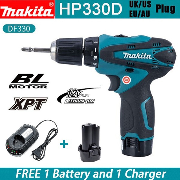 spot goods Makita HP330D 10.8V 12V Brushless Rechargeable Impact