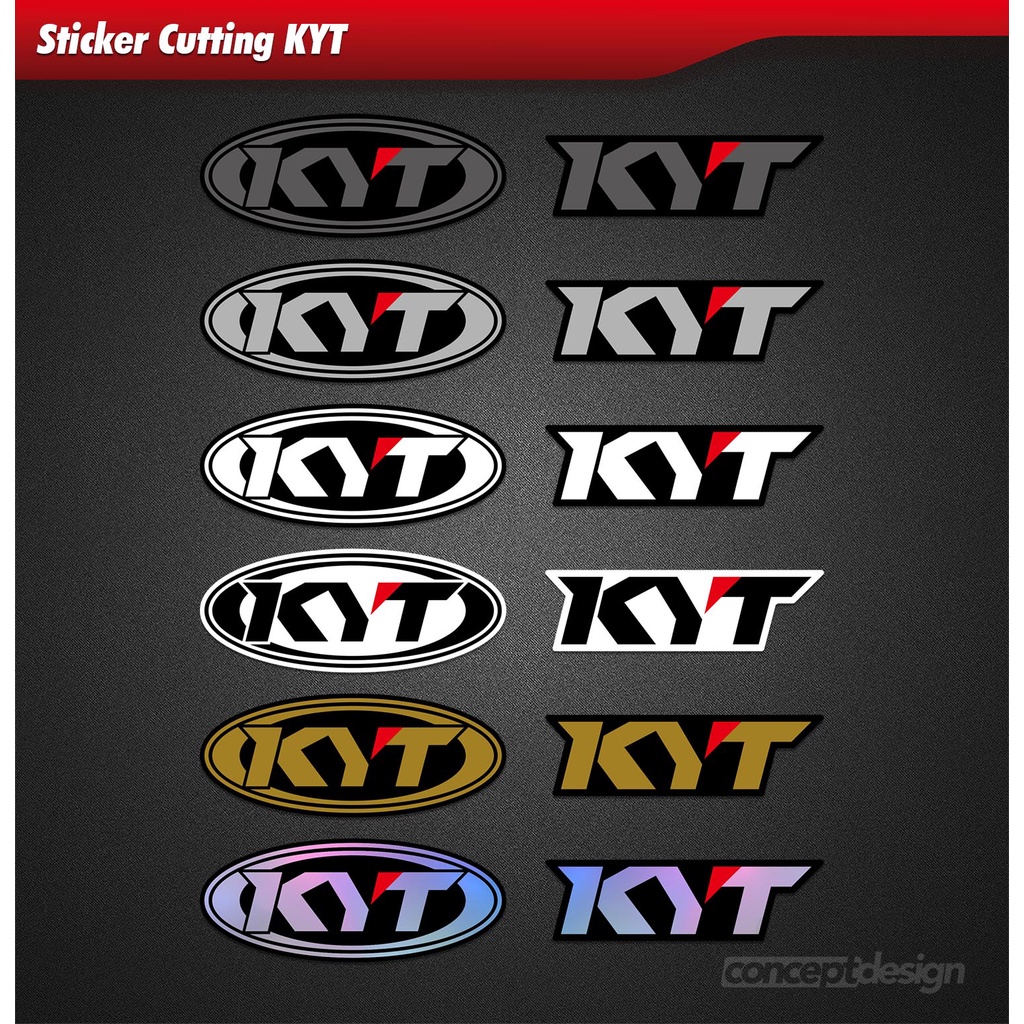 Kyt helmet sticker store design