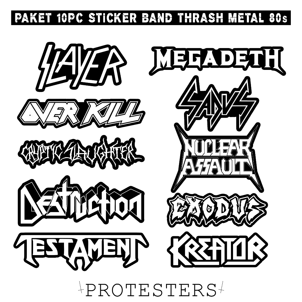 Thrash metal' Sticker