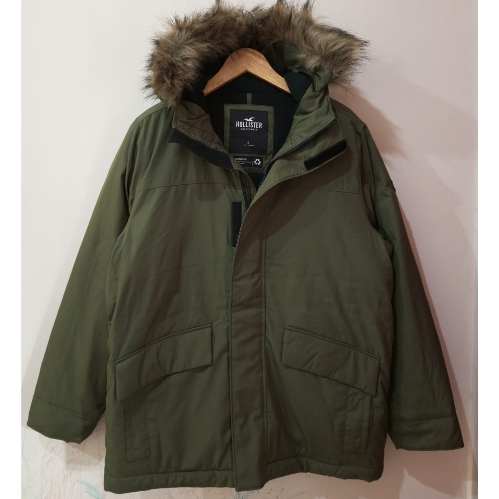 Hollister deals jacket parka