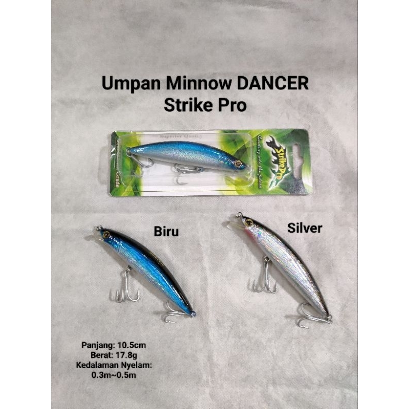 Fishing Bait Minnow Fishing Lure Strike Pro Lure Dancer 10.5cm-17.8gr