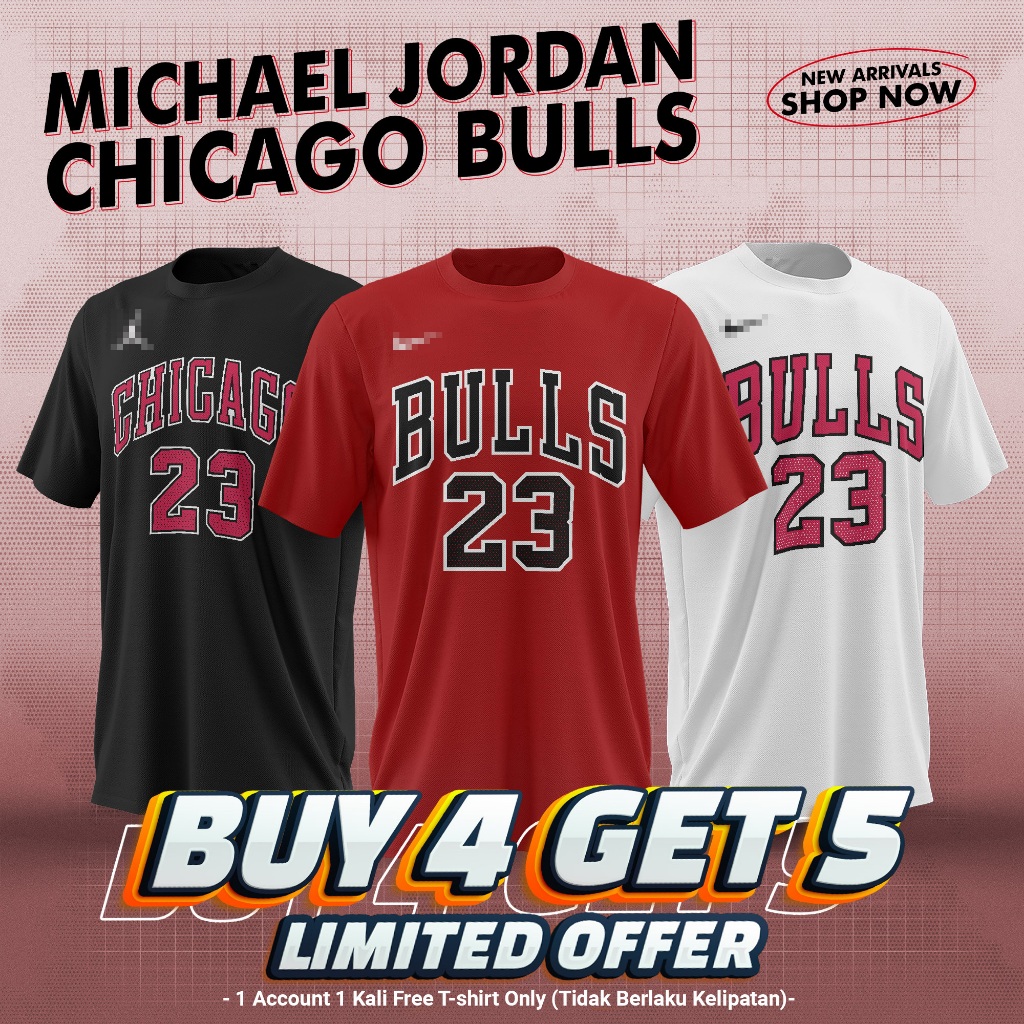 Michael jordan hotsell bulls t shirt