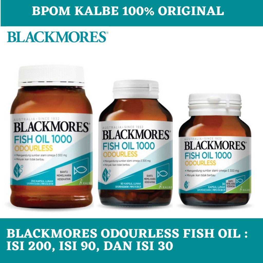 Blackmores odourless fish oil hotsell