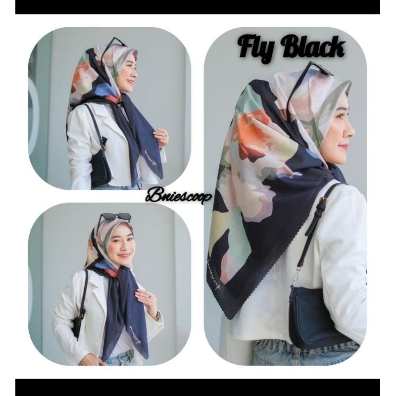 Hijab Quadrilateral Lv White Voal Premium Lasercut!!!