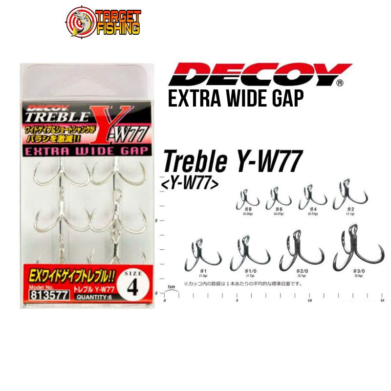 DECOY Treble Y-W77 #1/0