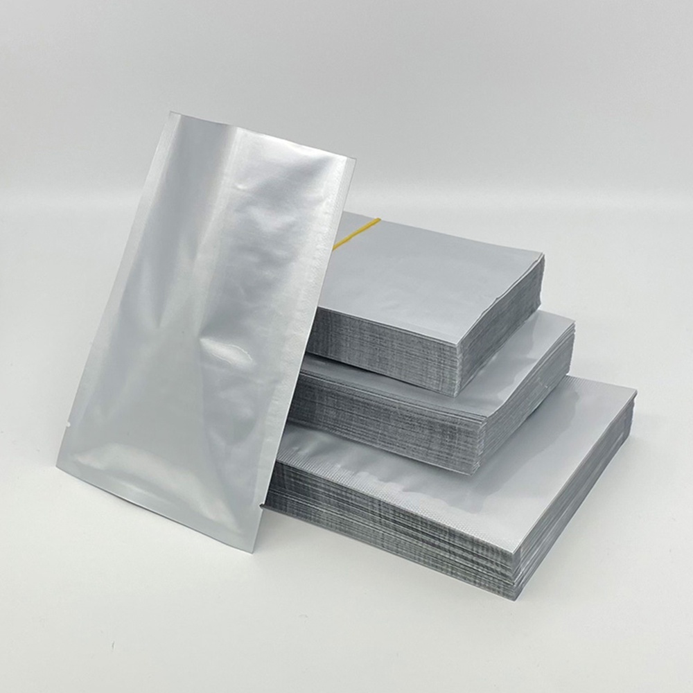 100pcs/lot Silver Aluminum Foil Mylar Bag Vacuum Sealer Bags Food Package  Storage Bag Keep Food