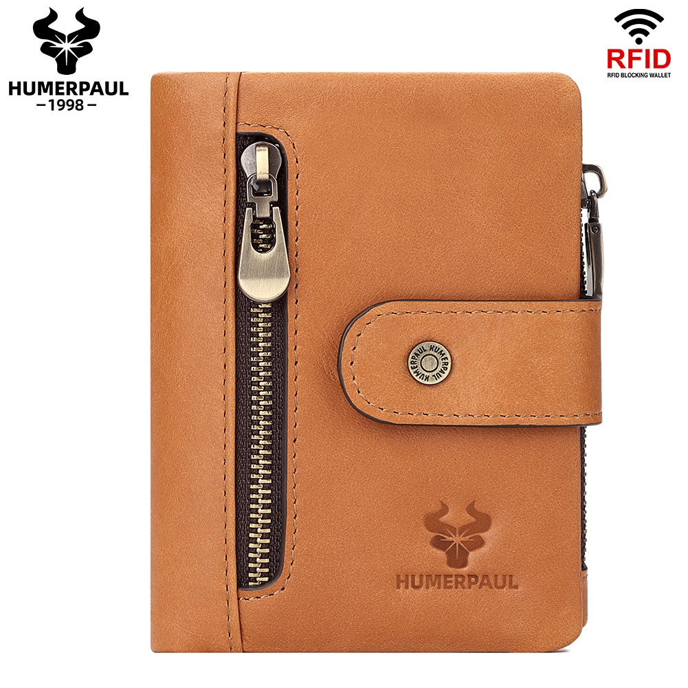 CONTACT'S men RFID Genuine Leather Money Clip Card Wallet Crazy Horse Thin  Bifold cash clamp cash holder male Slim RFID Purse - AliExpress